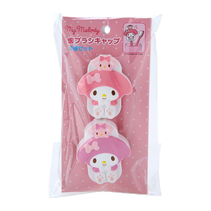 Sanrio My Melody Toothbrush Cap Set of 2 for Kids