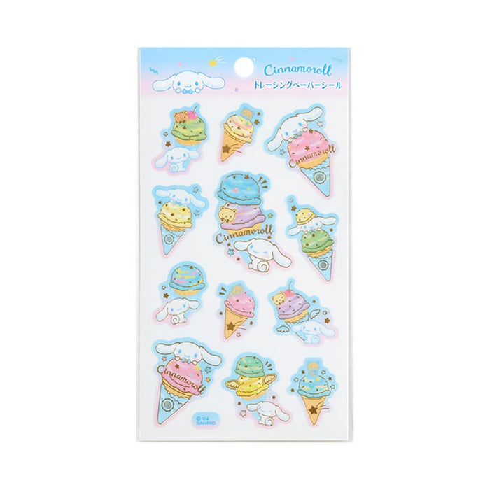 Sanrio Transparentpapier-Aufkleber „Ice Party Cinnamoroll Pack“ 326658