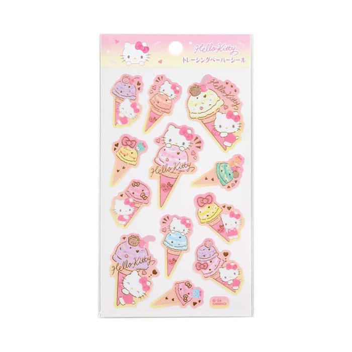 Autocollants en papier calque Hello Kitty Ice Party de Sanrio 326313