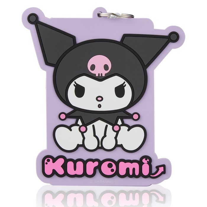 Sanrio Travel Card Sleeve Pass Case Kuromi Purple