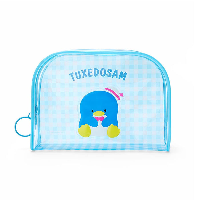 Sanrio Tuxedo Sam Clear Pouch for Travel and Storage