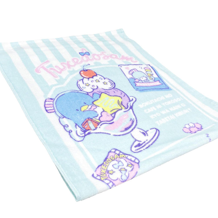 Sanrio Tuxedo Sam Face Towel 34x75cm Lightweight and Soft