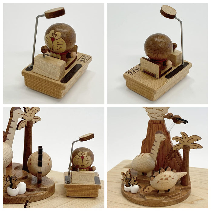 Sanrio Holz-Spieluhr, Doraemon Time Machine, Sammlerstück, H 9158