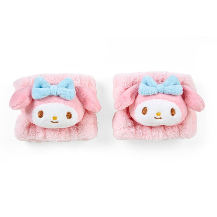 Sanrio My Melody Armband-Set, 2-teilig, Mikrofaser, wasserabsorbierendes Gesichtswaschmittel