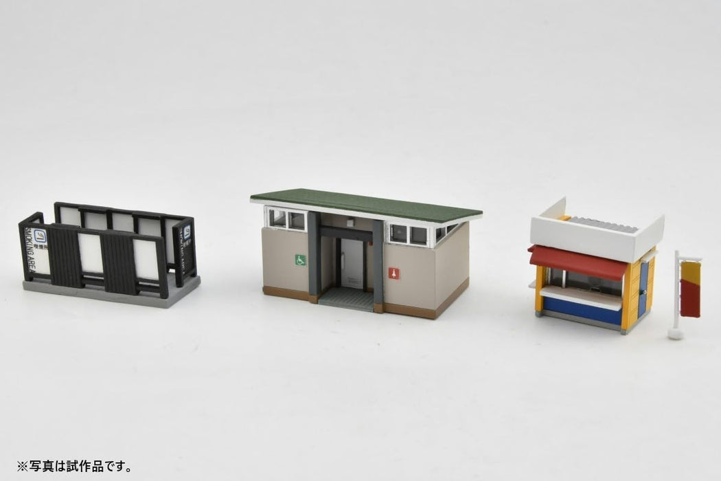 Tomytec Scenery Accessories: Station Front Scene Set A Diorama Supplies