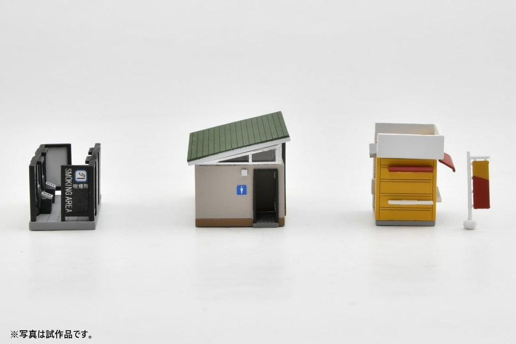 Accessoires de décor Tomytec : Ensemble de scènes avant de la gare Fournitures pour diorama