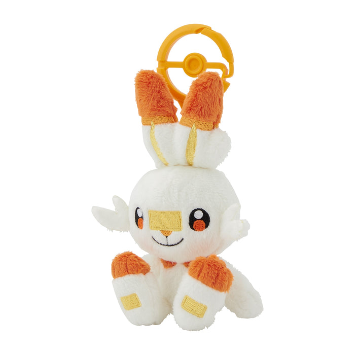 Pokemon Center Scorbunny Mascot with Carabiner for Kids and Fans