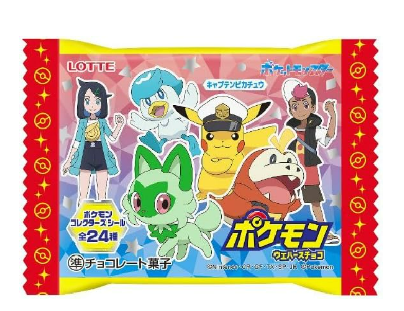 LOTTE Pokemon Choco Wafer 30 Pcs Box Candy Toy