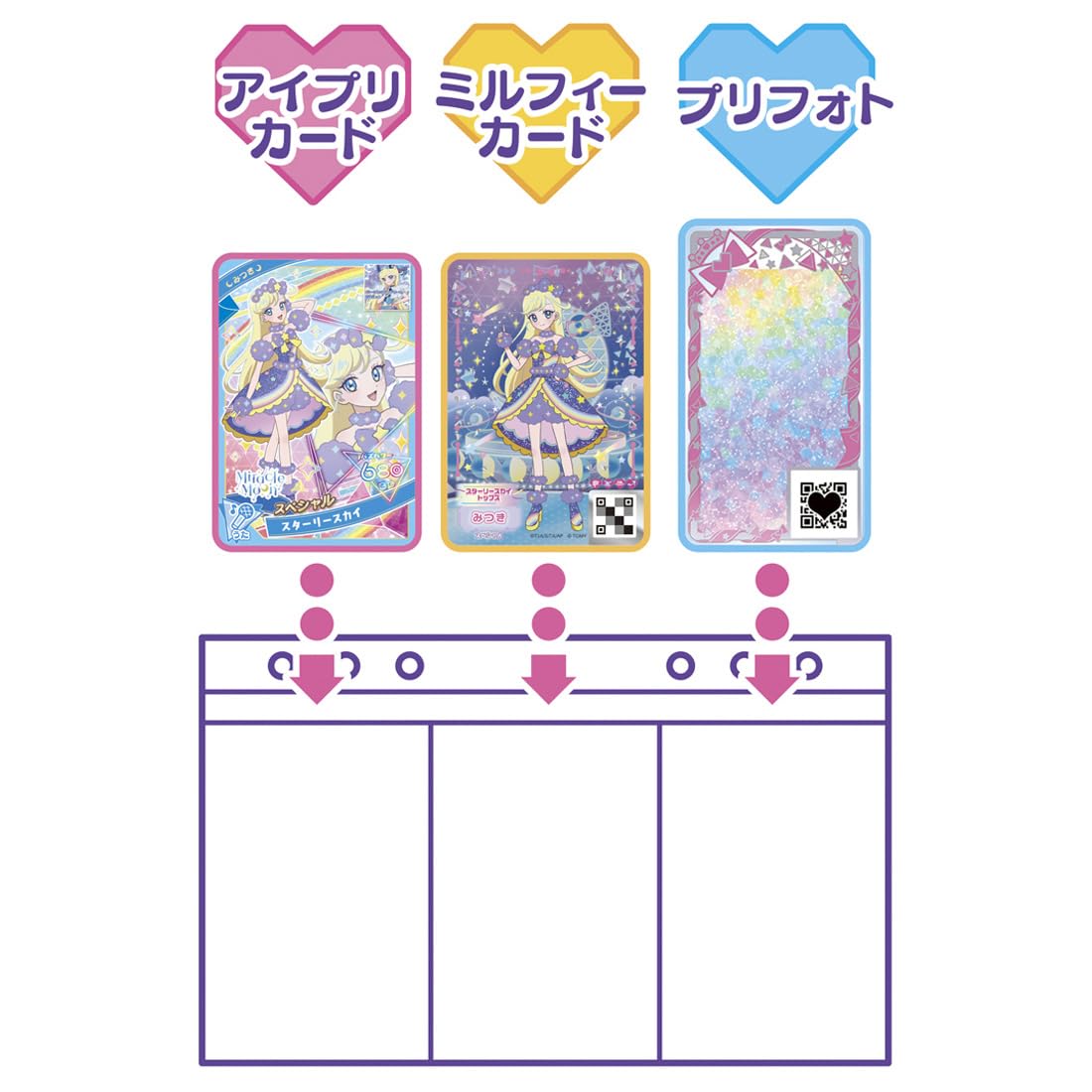 Takara Tomy Secret Eye Pri DX Debut Set Mitsuki Model - Complete Collection- Japan Figure Store - #1 Bring To You The Best Japanese Goods