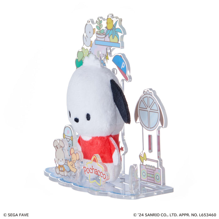 Sega Fave Acrylic Plush Toy Pochacco Sanrio Character Collectible- Japan Figure Store - #1 Bring To You The Best Japanese Goods