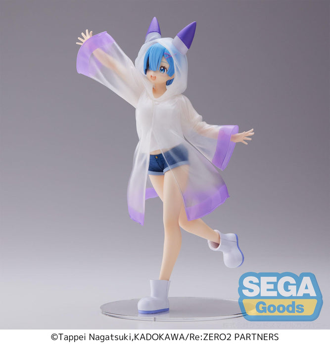 Sega Luminasta Re:Zero Figure Rem The Day After Rain Collectible 8 High