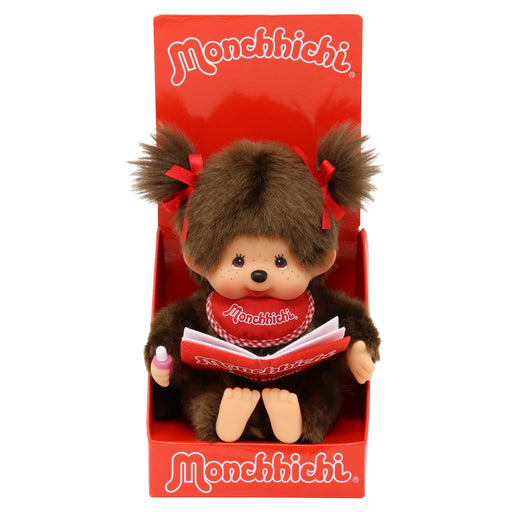 Sekiguchi Monchhichi Girl Plush Toy 20cm with Photo Album and Bows