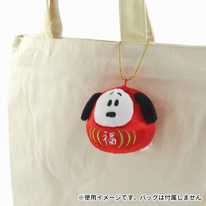 Sekiguchi Daruma Snoopy Plush Toy 8.5cm â€“ Cute Collectible Mascot