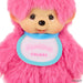 Sekiguchi Monchichi Colors Keychain Plush Toy - Berry Pink Edition