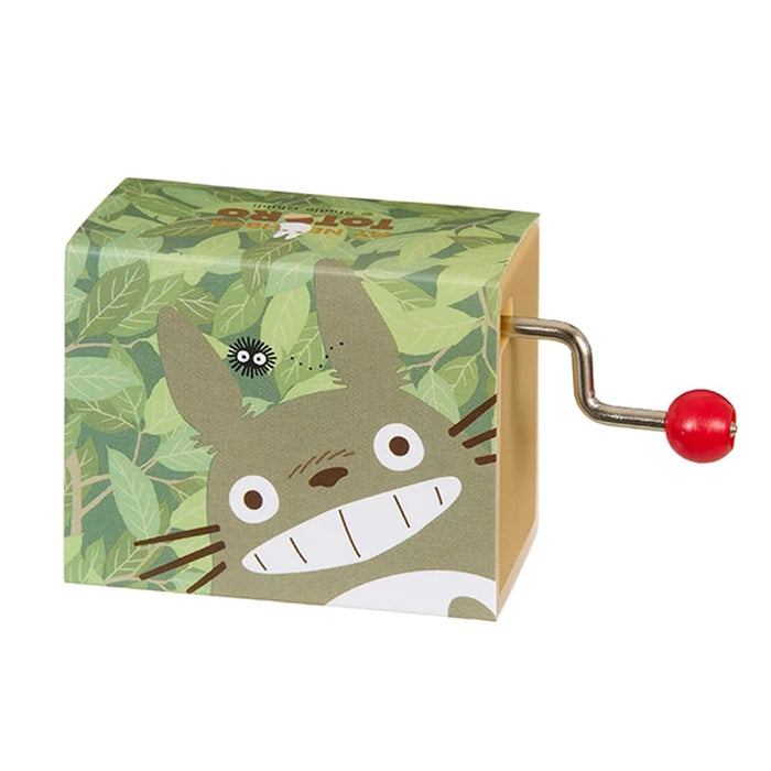 Sekiguchi My Neighbor Totoro Hand-Wound Music Box with Totoro Leaf Design