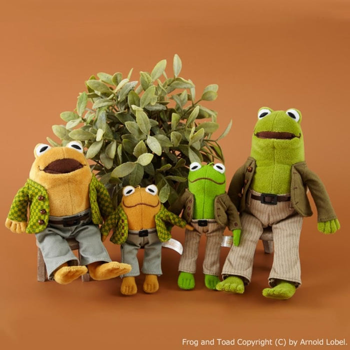 Sekiguchi Toad and Frog Mascot Toy 13cm x 7cm x 4.5cm Plush Figure