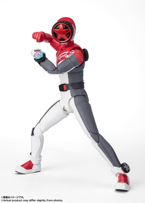 Bandai SHFiguarts Bakujo Sentai Bun, Rot, 145 mm, bemalte Actionfigur