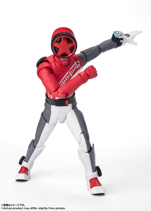 Bandai SHFiguarts Bakujo Sentai Bun, Rot, 145 mm, bemalte Actionfigur