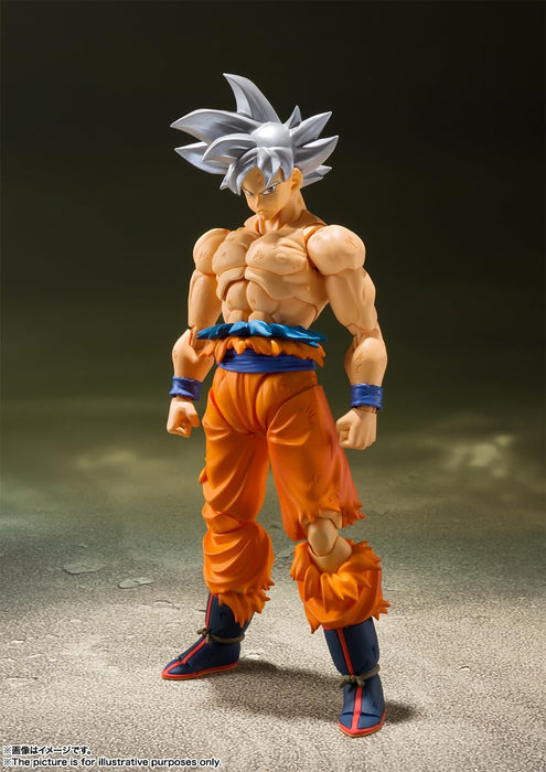 Bandai SHFiguarts Dragon Ball Son Goku Ultra Instinct bewegliche Figur 140 mm