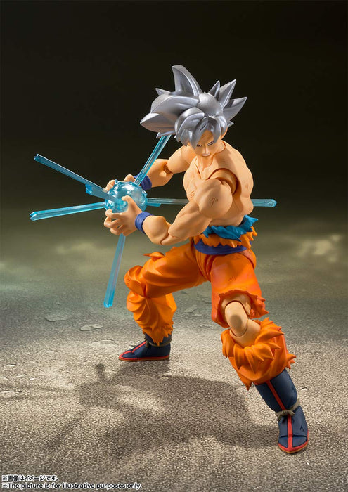 Bandai SHFiguarts Dragon Ball Son Goku Ultra Instinct Movable Figure 140mm