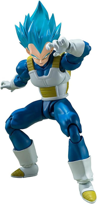 Figurine mobile SHFiguarts Super Saiyan God Vegeta 135 mm de Tamashii Nations