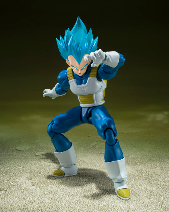 Figurine mobile SHFiguarts Super Saiyan God Vegeta 135 mm de Tamashii Nations