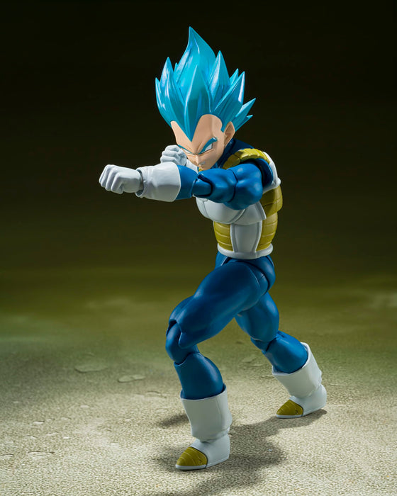 Figurine mobile SHFiguarts Super Saiyan God Vegeta 135 mm de Tamashii Nations