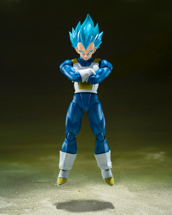 Figurine mobile SHFiguarts Super Saiyan God Vegeta 135 mm de Tamashii Nations