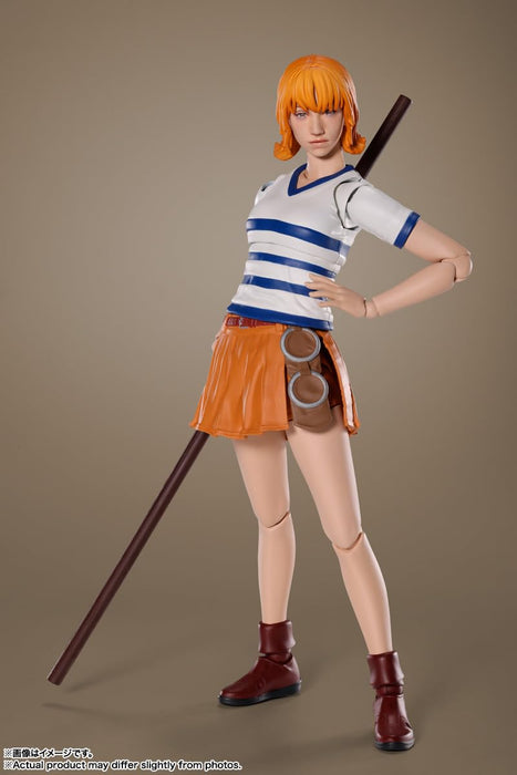 Tamashii Nations SHFiguarts Nami One Piece Netflix Series 150mm Movable Figure