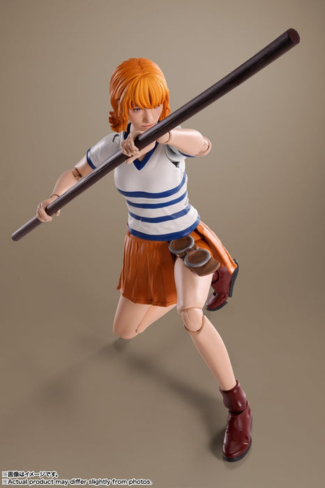 Tamashii Nations SHFiguarts Nami One Piece Netflix Series 150mm Movable Figure