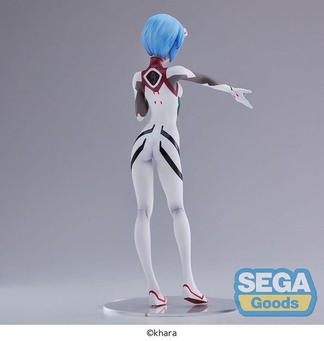 Sega Shin Evangelion Ayanami Rei SPM Figur Hand Over Momentary White