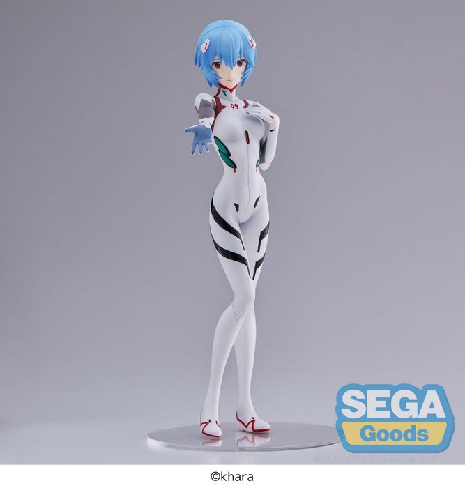 Sega Shin Evangelion Ayanami Rei SPM Figure Hand Over Momentary White