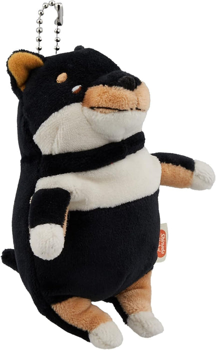 Shinada Global Mochi Inu Kuroshiba Mini Stuffed Animal Dog 7x5x14cm