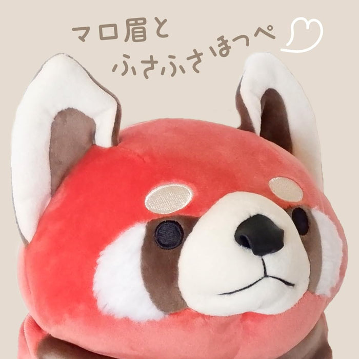 Shinada Global Mochi Petit Panda Rouge Mini Peluche 7x5x14cm Mors-0088R