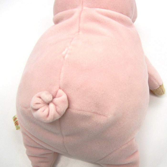 Shinada Global Mochi Series Large Pink Pig Plush Toy 22x22x30cm
