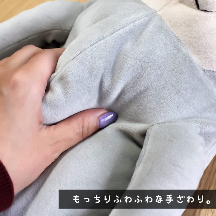 Shinada Global Mochi Series Mini animal en peluche paresseux gris 7x5x14cm