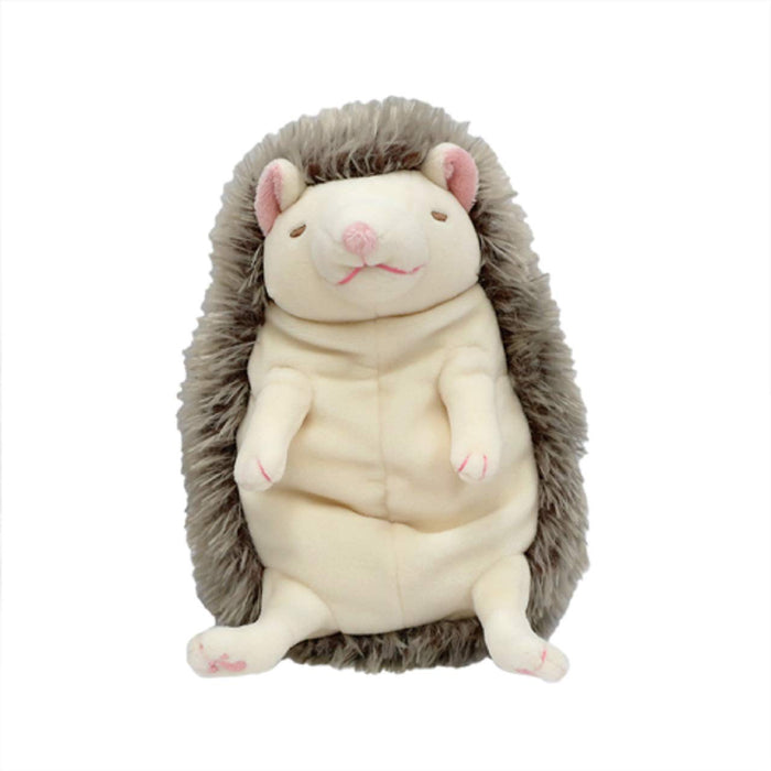 Shinada Global Mochi Series Medium Ivory Stuffed Hedgehog 10x10x17 CM Size M