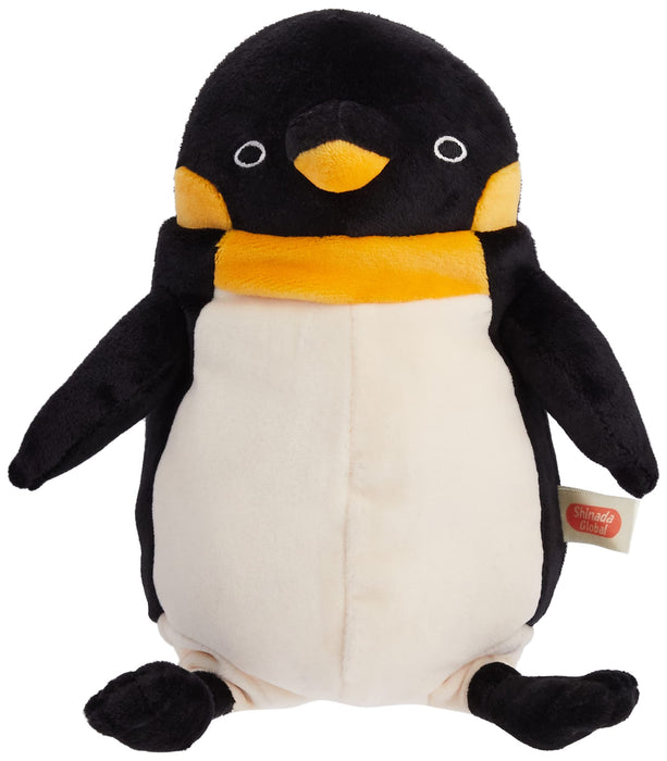 Shinada Global Mochi Series Medium Black Stuffed Penguin 14x14x22cm