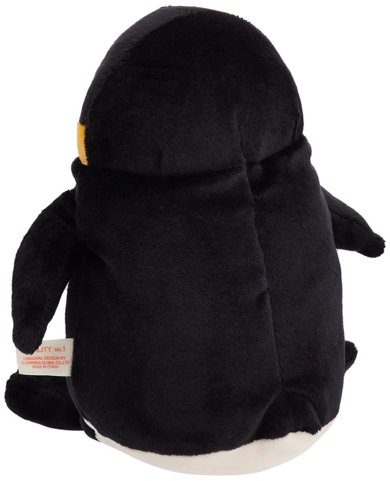 Shinada Global Mochi Series Medium Black Stuffed Penguin 14x14x22cm