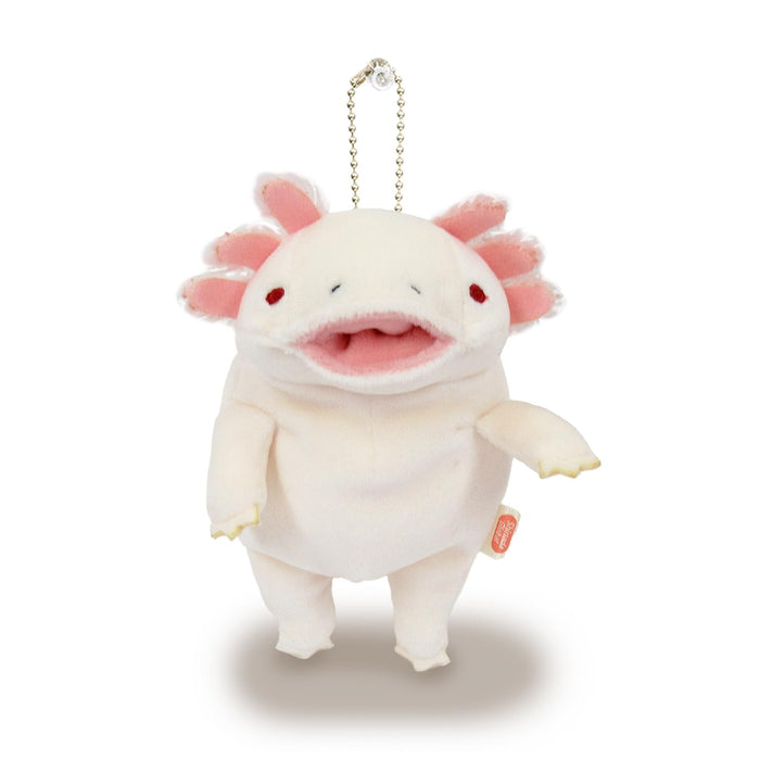 Shinada Global Mochi Series Mini Peluche Axolotl Animal Ivoire 7x5x14cm