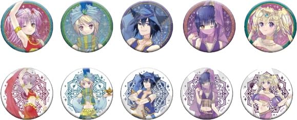 Doctors Shugo Chara Arabian Tin Badge Collection Complete Set Japan- Japan Figure Store - #1 Bring To You The Best Japanese Goods