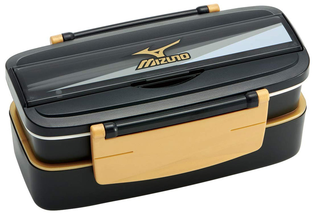 Skater Large 900ml 2-Tier Bento Lunch Box for Men Mizuno Design - Made in Japan