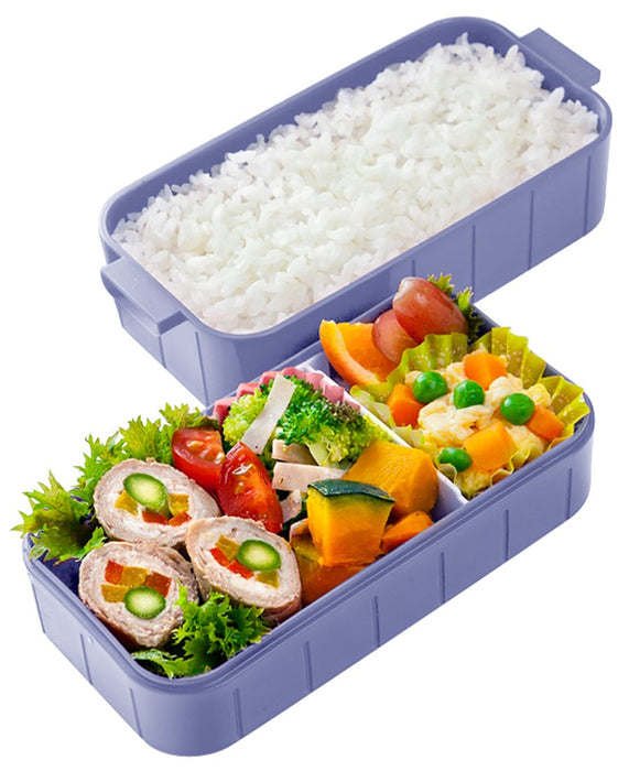 Skater Totoro Sky Blue 2-Tier 600Ml Bento Lunch Box - My Neighbor Totoro Yzw3