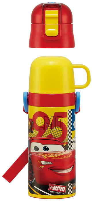 Skater Disney Cars 22 Boys Stainless Steel Kids Water Bottle-Cup Combo 350ml