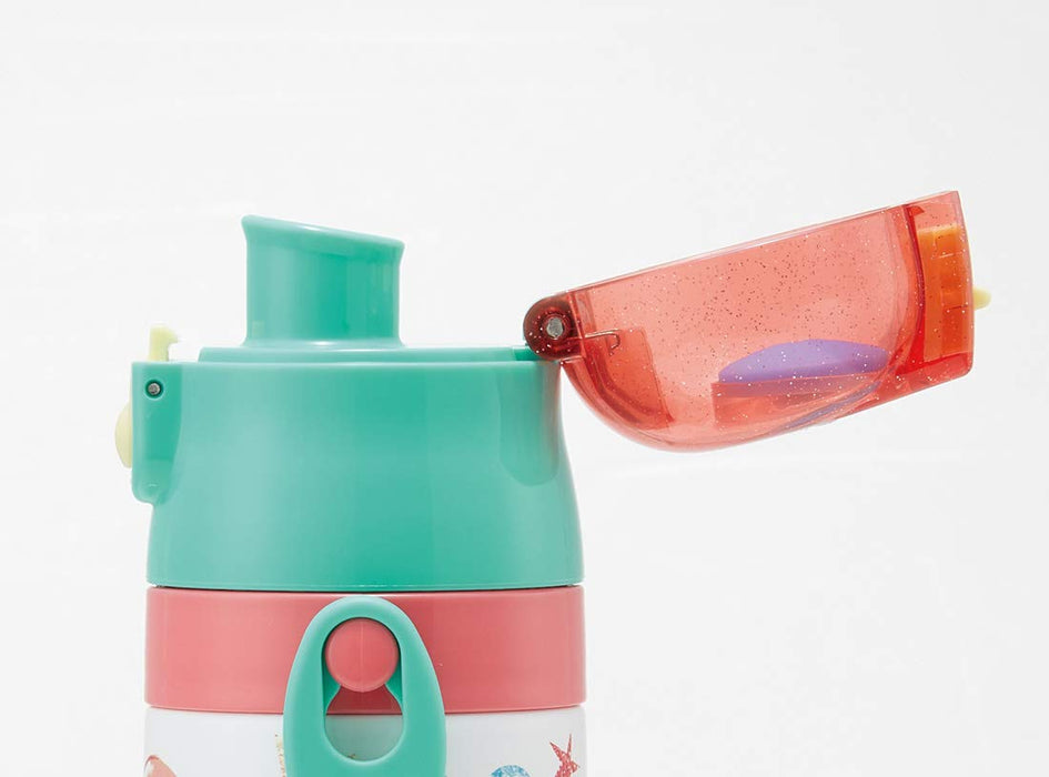 Skater Disney Ariel 21 Kinder 430 ml 2-Wege-Wasserflasche aus Edelstahl mit Becher SKDC4-A