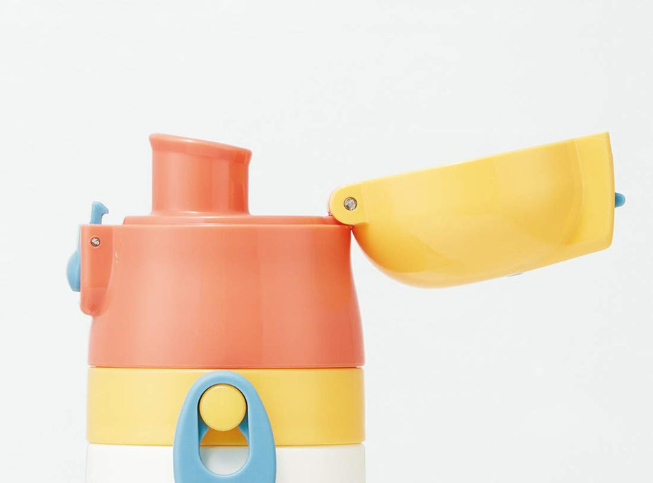 Skater Snoopy Retro 430ml 2-Wege Edelstahl Wasserflasche mit Becher für Kinder