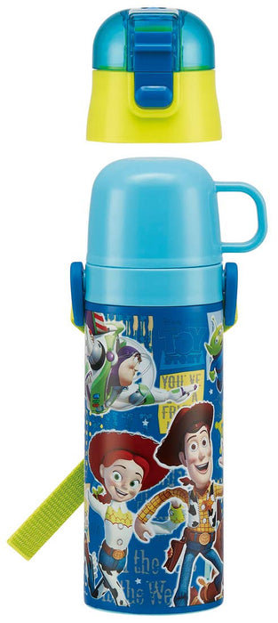 Skater Toy Story 19 Disney Kids 430ml 2-way Stainless Steel Water Bottle with Cup