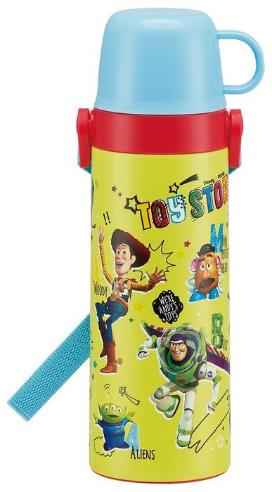 Skater 2018 Toy Story 2-Way 600ml Stainless Steel Water Bottle with Cup New Design STGC6N