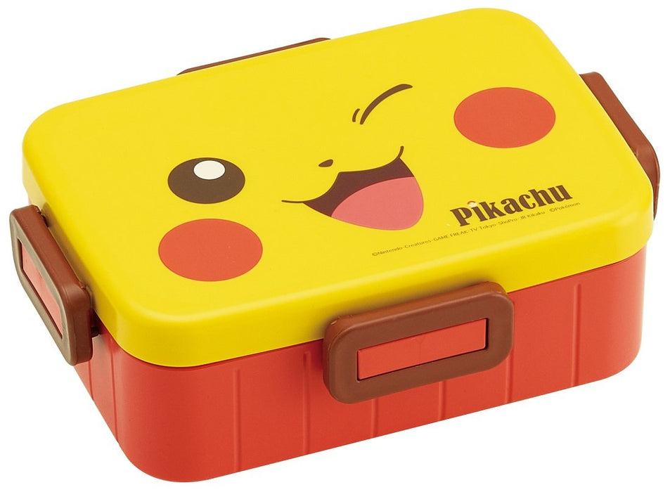 Skater Pikachu Pokemon Bento Lunch Box 650ml Made in Japan 4-Point Lock System