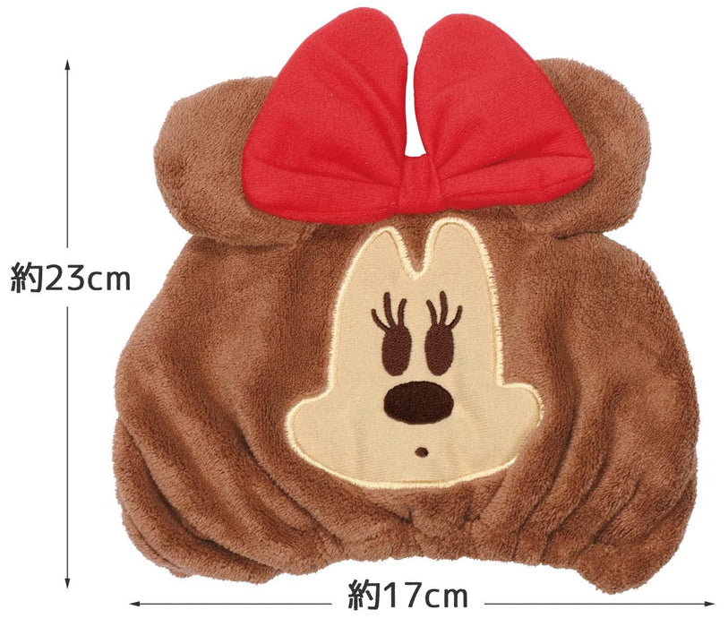 Skater Disney Minnie Mouse Absorbent Quick-Drying Towel Cap 23cm x 17cm
